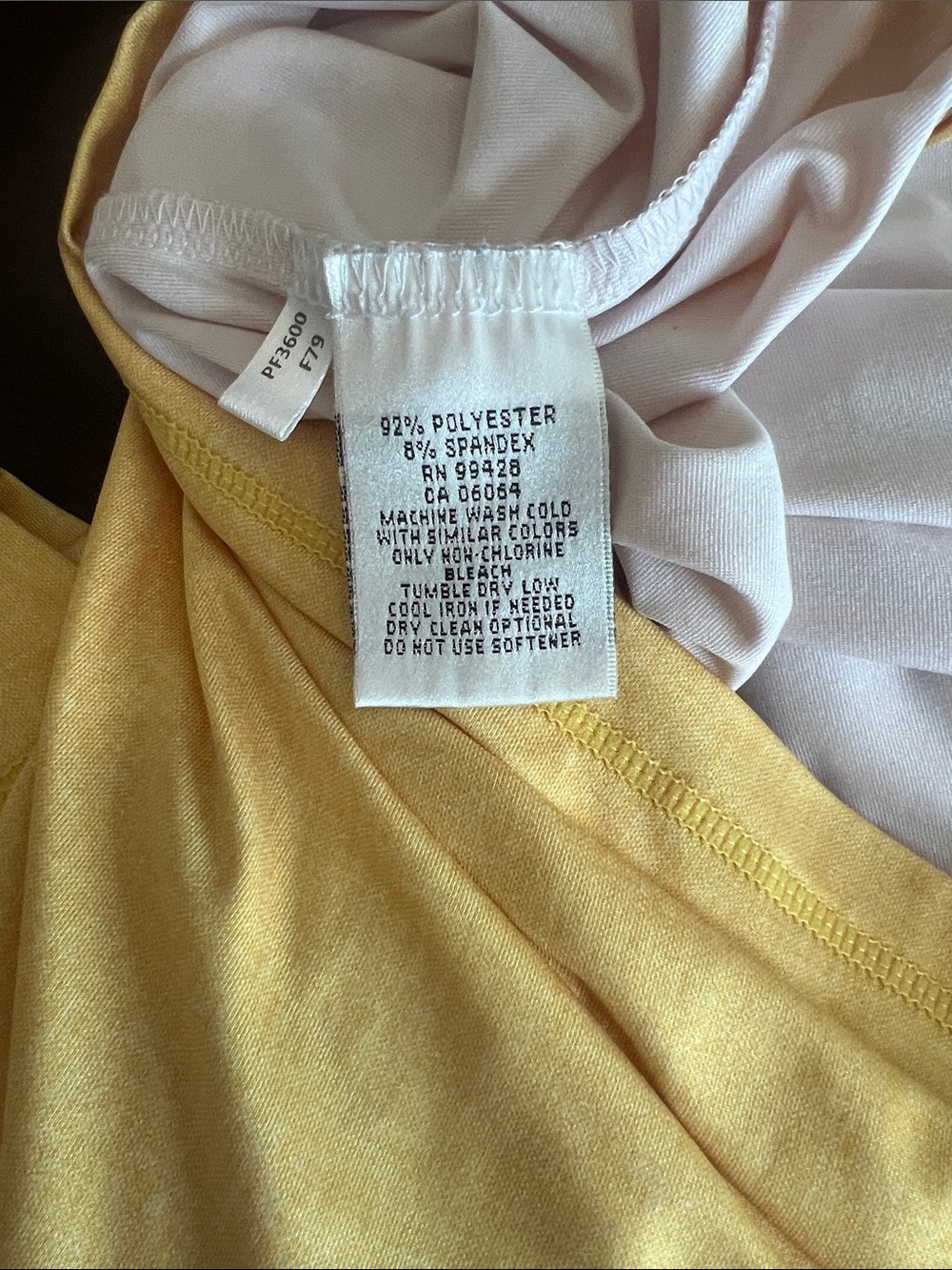 Bugatchi Pale Yellow Quarter Zip-Front Pullover, Size L, NWOT - Picture 3 of 3